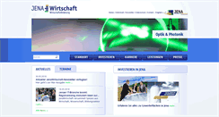 Desktop Screenshot of jenawirtschaft.de