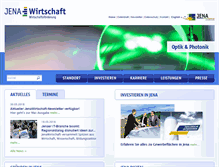 Tablet Screenshot of jenawirtschaft.de